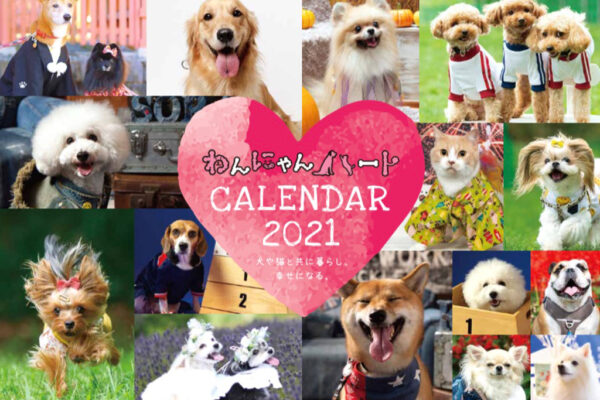 12月中旬発売！「わんにゃんハートカレンダー2021」ご紹介（1～6月編）