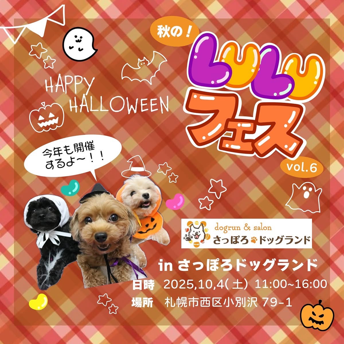 10月4日（土）＼Happy Halloween／LULUフェス撮影会 開催！ - わん