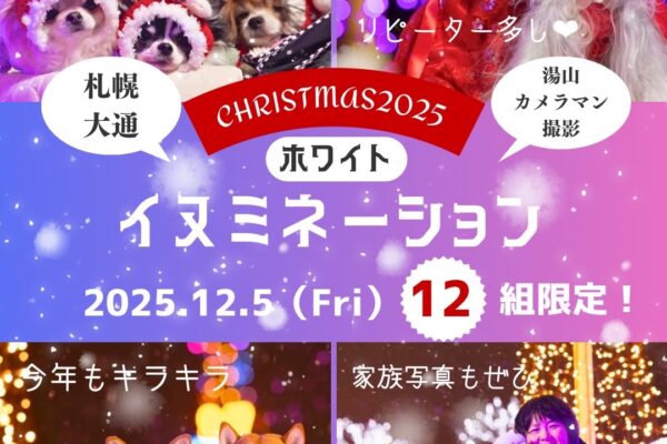 12月5日（金）キラキラ輝くイヌミネーション2025 in大通公園 開催！